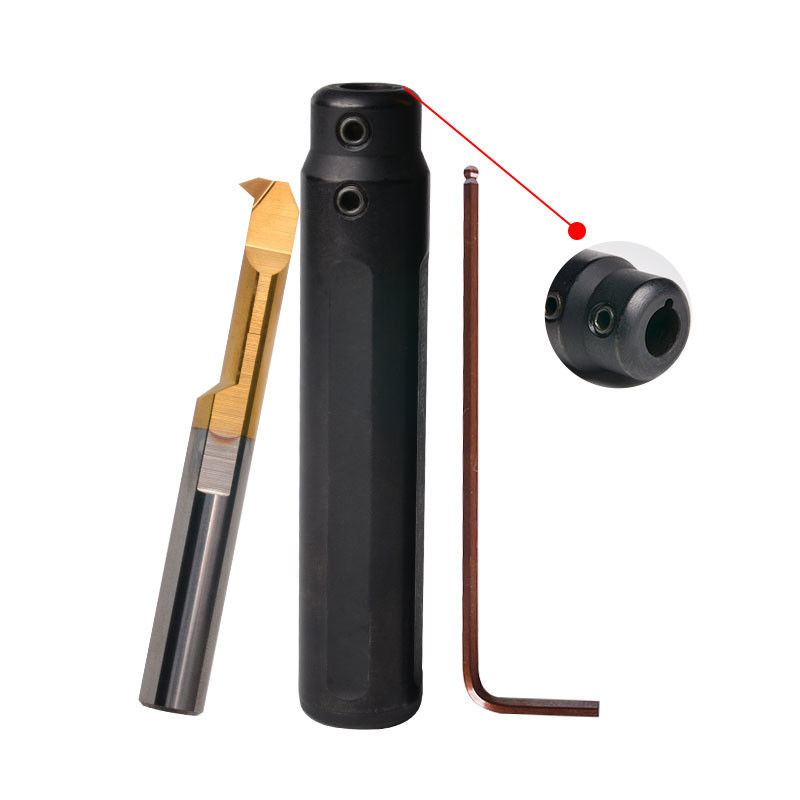 Outil de perçage de carbure à tour CNC de petite taille avec revêtement TIN AlTiN