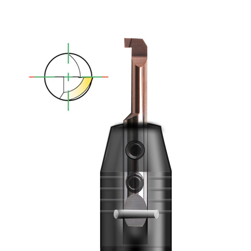 Réglage interne Outil de micro-forage personnalisé Matériau de carbure de tungstène pour tour