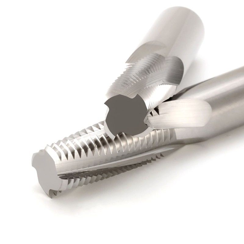 3/8 Coupeuse de fraisage de fils de carbure BSPT RC 55 degrés avec Nano-couche en bronze