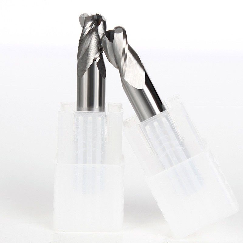 Moulin à extrémité de carbure de rayon d'angle en aluminium pour outil de fraisage à charnière universel