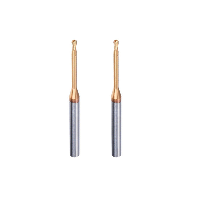 Coupeuse de fraisage à cou long à micro rainure profonde, rayon de coin de 0,1 mm