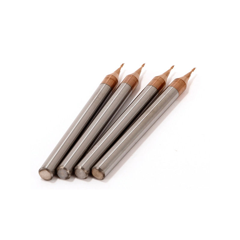 3 mm de charnière à micro diamètre fin de broyeur avec un rayon d'angle de 0,1 mm 50 mm de longueur totale