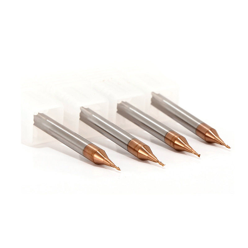 3 mm de charnière à micro diamètre fin de broyeur avec un rayon d'angle de 0,1 mm 50 mm de longueur totale